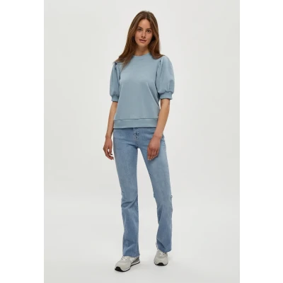 Bild av Minus Mimika Sweat Tshirt bas, Storlek: XS, Dusty blue