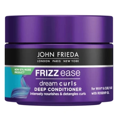 Bild av John Frieda Frizz Ease Drömlockar behandling Innehåll: 250 ml Dream Curls Deep Balsam Vårdar intensivt, reder ut och jämnar naturliga lockar