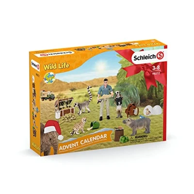 Bild av schleich 98272 Adventskalender Wild Life 2023, från 3 år, lekset, 24 delar