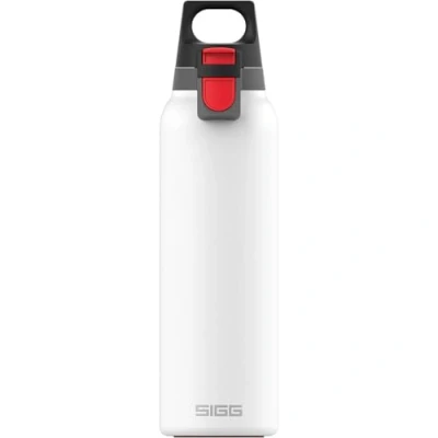 Bild av SIGG Isolerad vattenflaska termosflaska Hot &amp; Cold One Light White med fruktfilter läckagesäker BPA fri 18/8 rostfritt stål camping och utomhus vit 0,55 l