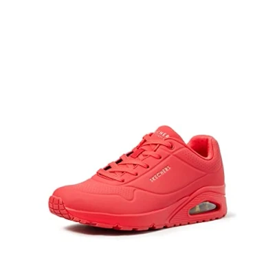 Bild av Skechers Uno Stand On Air Sneakers för dam, Röd, 6.5 Wide