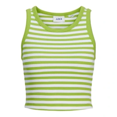 Bild av JJXX Jxfallon STR SL Stripe JRS SN Linne, Storlek: Small, Racing red