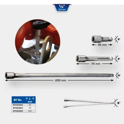 Bild av Förlängninsskaft, hylsnyckel KS TOOLS BT020904