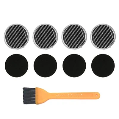 Bild av WuYan Hepa filterset för Xiaomi, ersättande effektiva filter delar Xiaomi Wireless F8 Smart handhållen dammsugare, med universell rengöringsborste
