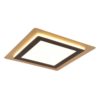 Bild av Morgan LED plafond 45x45 cm mattsvart/ guld Matt svart/Guld