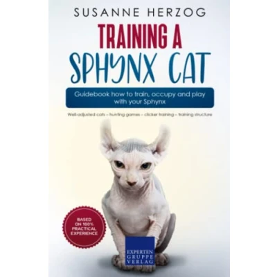 Bild av training a Sphynx Cat Guidebook how to train, occupy and play with your Sphynx: Well adjusted cats hunting games clicker structure