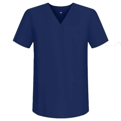 Bild av MISEMIYA Kasak Unisex Medicinsk Sjuksköterska Uniform Arbetsrengöring Estetisk Tandläkare Veterinärmedicinska vårdhem Ref.BZ 6801 M, Navy 88, Marinblå M