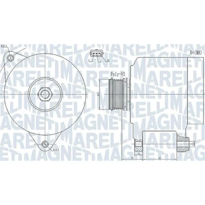 Bild av Generator Magneti marelli 063732133010
