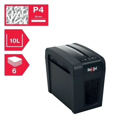 Bild av Rexel Secure X6 SL Whisper Shred™ Dokumentförstörare Korsskärning, P4 6 ark