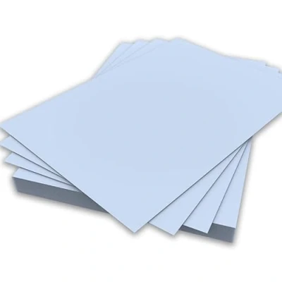 Bild av A4 ljusblå färgpapper 80 gsm ark dubbelsidigt skrivarpapper kopiator Origami Flyers ritning skola kontor tryck 210 mm x 297 (A4 papper 500 ark)