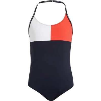 Bild av Tommy Hilfiger ONE Piece Baddräkt för barn, Storlek: 128 140, Desert sky