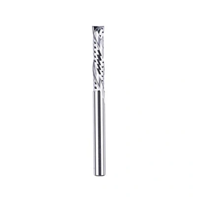 Bild av SpeTool Spiralnutfräsare med 6 mm skaft kompression 32 skärplängd extra lång spiralfräsare upp och ned nutfräsare skaftfräsare routerbit långborrfres träfräsare CNC fräsare trä