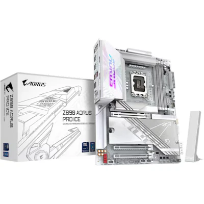 Bild av GIGABYTE Z890 AORUS PRO ICE Moderkort Intel LGA1851 socket DDR5 RAM ATX
