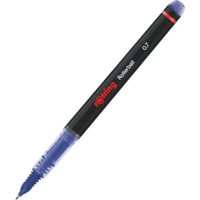 Bild av rOtring rollerballpenna Tunn spets (0,7 mm) för tydlig skrift Blått bläck 12 st.