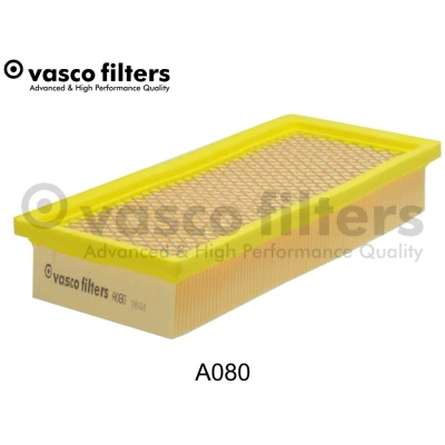 Bild av DAVID VASCO A080 Filtre à air 49 123 282 rectangulaire Cartouche filtrante avec grille intégrée FIAT: Panda II 5 portes, Punto 3/5 portes