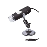Bild av Toolcraft TO 5139591, Digitalt mikroskop, Svart, 200x, 20x, LED, Vit