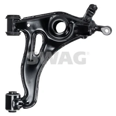Bild av SWAG 10 73 0013 Bras de suspension avec roulement Essieu avant inférieur, droit barre oscillant transversal Tôle d&#039;acier