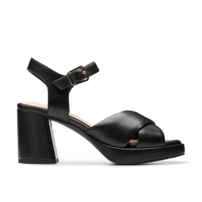 Bild av Clarks Platåsandaletter, Storlek: 41, Black Skinn