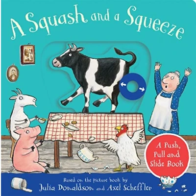 Bild av A Squash and Squeeze: Push, Pull Slide Book