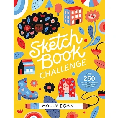 Bild av Sketchbook Challenge: Over 250 drawing exercises to unleash your creativity: 1