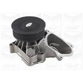 Bild av GRAF PA965 Pompe à eau avec joint d&#039;étanchéite mécanique Tôle d&#039;acier 100 pour système dentrainement courroie trapézoïdale nervures BMW: X5