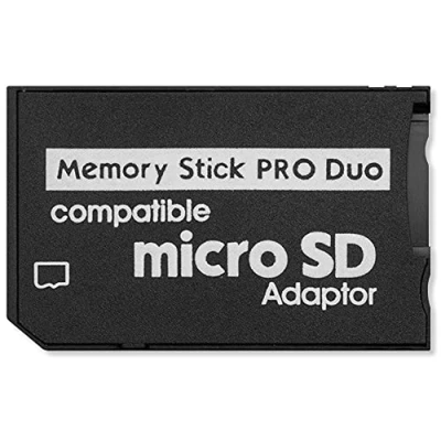 Bild av OcioDual Micro SD 64GB minneskortsadapter till Memory Stick PRO MS svart omvandlare läsare för PSP 1000/2000/3000