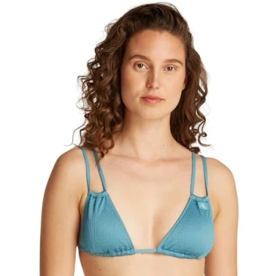 Bild av Calvin Klein Swimwear Triangle Bikiniöverdel, Storlek: Small, Adriatic blue