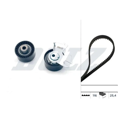 Bild av DOLZ SKD038 Kit de distribution 116 PEUGEOT: 807, 307 3/5 portes, 308 I CITROËN: C5 3, III Break, C4 FORD: Focus 2, C Max
