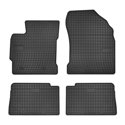 Bild av FROGUM 0807 Ensemble de tapis sol Caoutchouc avant et arrière 4 noir Sur mesure TOYOTA: Auris 5 portes