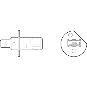 Bild av VALEO 032507 Ampoule, projecteur longue portée H1 12V 55W Halogène RENAULT: CLIO 3, ESPACE 4, 2, CITROËN: C3 I 3/5 portes, C4 II 5 C5 3