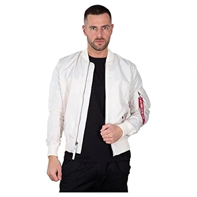 Bild av Alpha Industries MA1 TT Bomberjacka, Storlek: Small, jet stream white