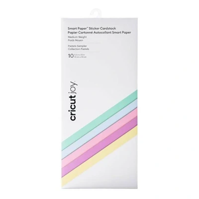 Bild av Cricut Smart pappersklistermärke kartong pasteller 14 cm x 33 (5,5 tum 13 tum) 10 pack för användning glädje, 2008872