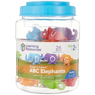 Bild av Learning Resources Snap n Learn alfabet elefanter