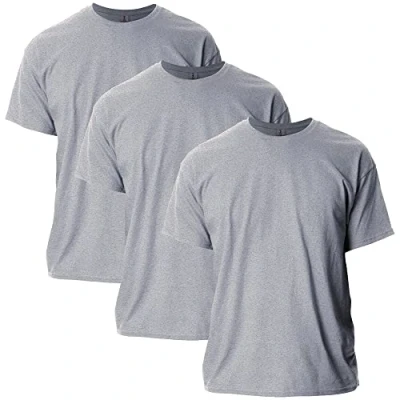 Bild av GILDAN herr T shirt Ultra i bomull, stil G2000, Sportgrå (förpackning med 3), M