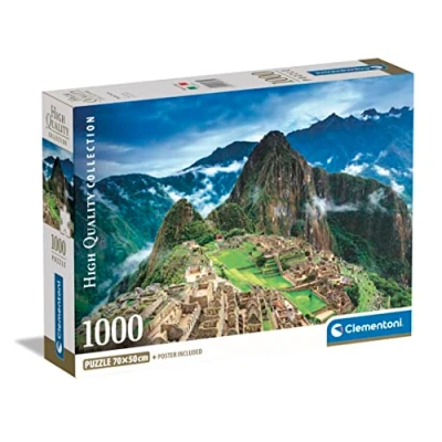 Bild av Clementoni Collection Machu Picchu 1000 pusselbitar för vuxna, Tillverkad i Italien, Multifärg, 39770