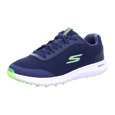 Bild av Skechers Performance GO GOLF 2 MAX Fairway 3 Golfskor, Storlek: 41, Navy/lime Skinnimitation/textil