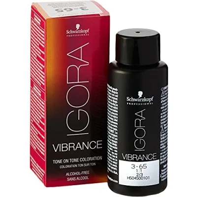 Bild av Schwarzkopf Professional Igora Vibrance Demi permanent hårfärg 60 ml 3 65