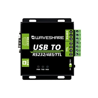 Bild av Waveshare USB to RS232/485/TTL Interface Converter Power and ADI magnetical Industrial Isolation