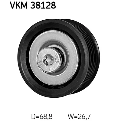 Bild av SKF VKM 38128 Galet Enrouleur MERCEDES BENZ: Vito Mixto, Bus, Sprinter 3.5 T Van