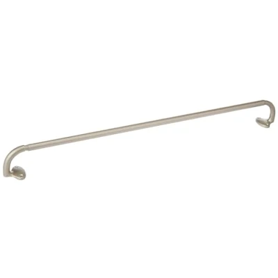 Bild av Amazon Basics Gardinstång för mörkläggningsgardiner med böjd stång utdragbar från 71 till 122 cm, nickel