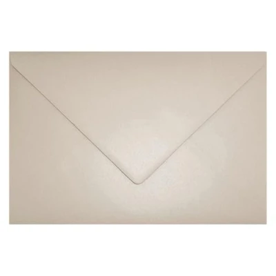 Bild av Netuno 100 kuvert pärlemor sand DIN C5 162 x 229 mm 120 g aster metallic glänsande stora eleganta inbjudningskuddar metalliska ädla envelopes invitation