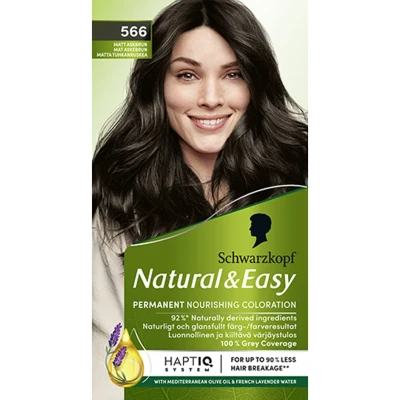 Bild av Schwarzkopf Natural &amp; Easy 566 Matt Ash Brown 1 pcs