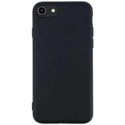 Bild av JT Berlin BackCase Pankow Soft silikonskal kompatibelt med Apple iPhone SE (2022/2020)/iPhone 8/iPhone 7 [flexibelt TPU fodral, trådlös laddning kompatibel, förstärkta hörn] svart