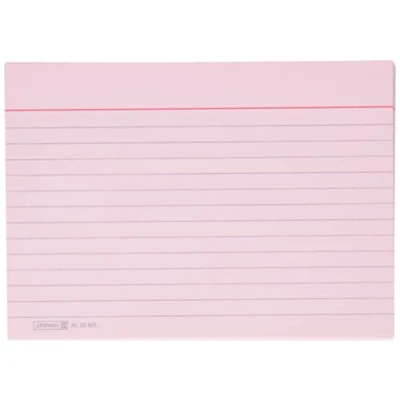Bild av Brunnen 102260120 Indexkort Linjerat, 100 ark A6, Vit