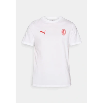 Bild av Puma ACM TEE Klubbkläder, Storlek: Small, White/red