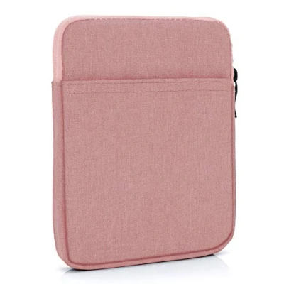 Bild av MyGadget 6 tum universal nylonväska för E Reader Kindle Paper(vit/Apple iPhone 12 Pro/surfplatta reseskydd mjuk touch ärm rosa
