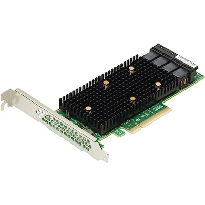 Bild av Broadcom 05 50008 00 HBA 9400 16i minneskontroll plug in kort låg profil svart