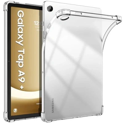 Bild av TiMOVO för Galaxy Tab A9+ Plus fodral 11 tum 2023, smal och lätt TPU transparent baksida skyddande alla nya Samsung surfplatta SM X210/X216/X218, klar