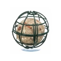 Bild av Trixie Fat ball feeder for window pane metal ø 7 cm dark green