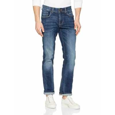 Bild av camel active herr byxor Regular fit jeans Houston, Mörkblå (mörkblå 42), 33W / 36L